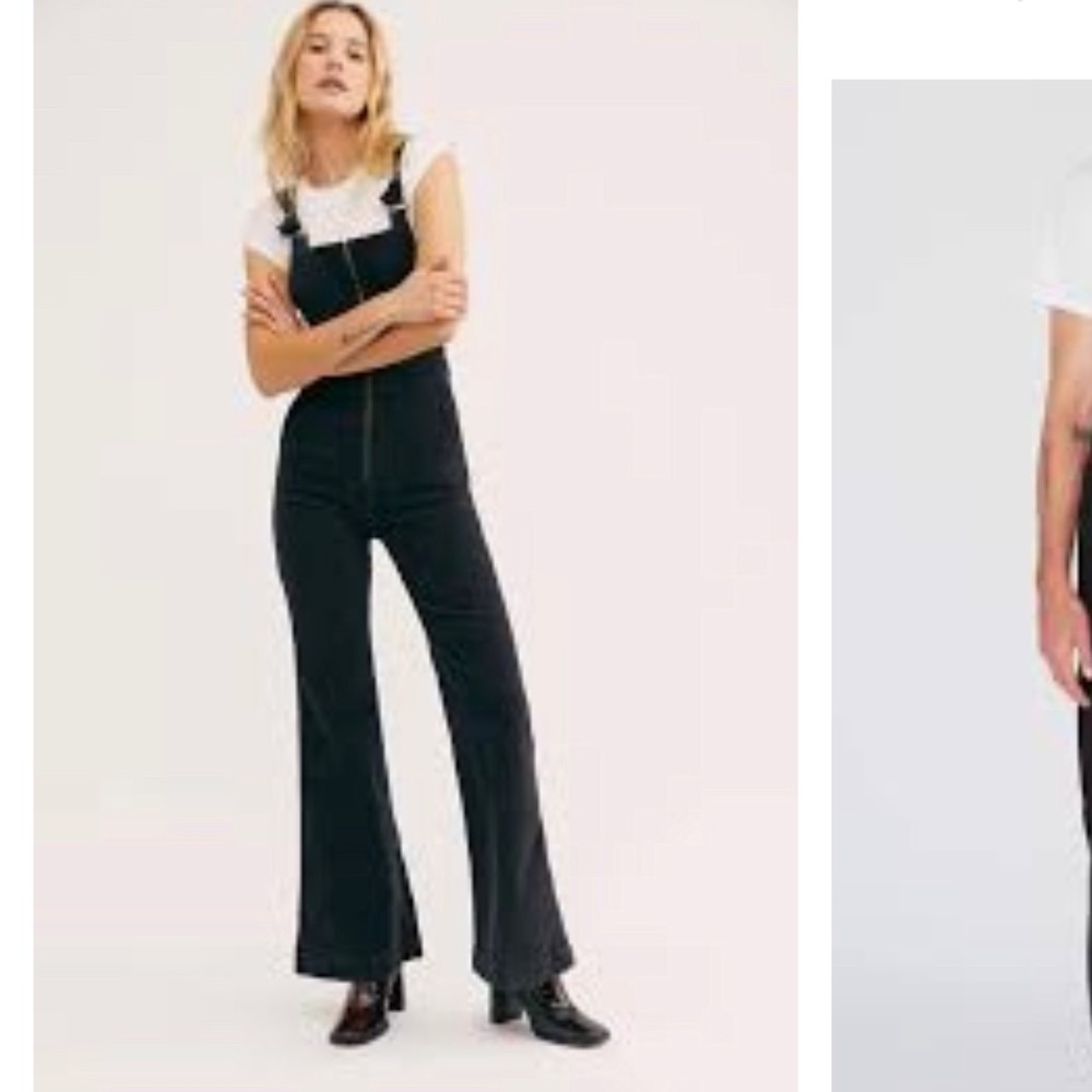 Rolla’s Corduroy Overalls in black, size 26